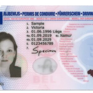 Belgian driver license
